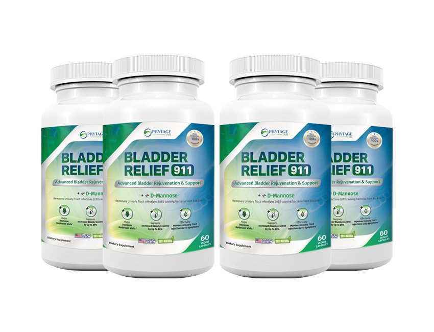 4 Bottles of Bladder Relief 911