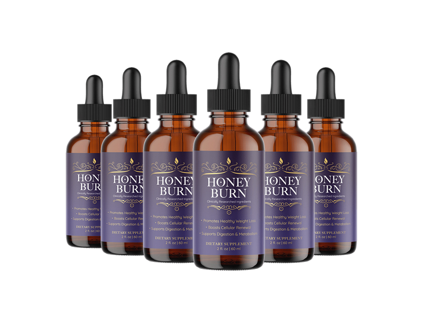 6 Bottles of Honey Burn